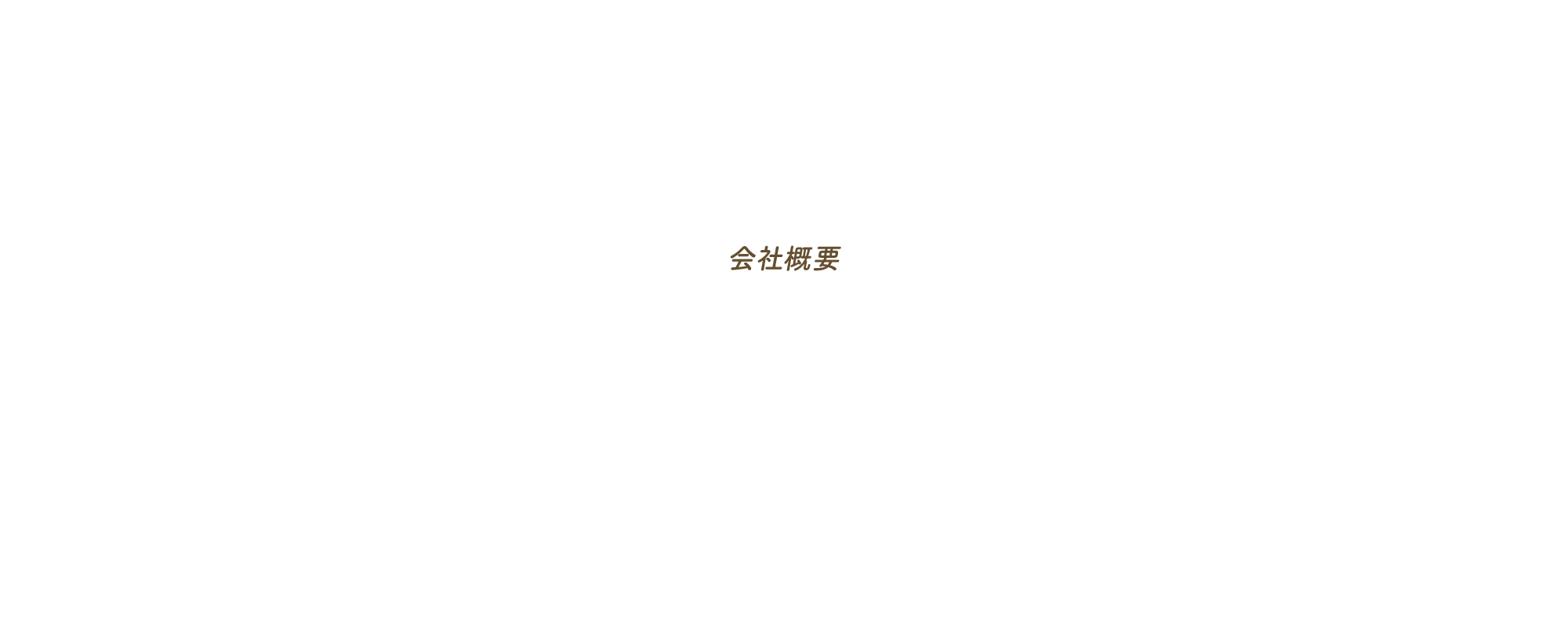 会社概要